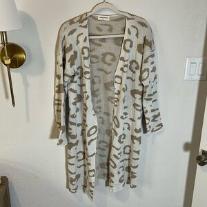 Leopard cardigan